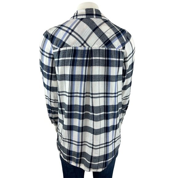 Lucky Brand Womens Plaid Shirt Small Long Sleeve Button Down Top - Picture 2 of 7
